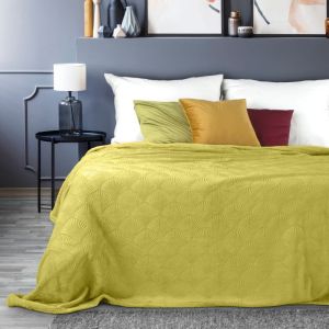 musztarda narzuta na łóżko 200x220 MIVA EUROFIRANY