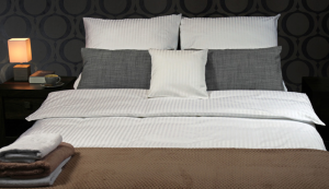 poszwa hotelowa 140x200 adamaszek 1 cm BAWEŁNA 100% na zakładkę