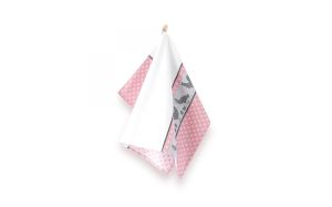 różowa bambusowa ściereczka kuchenna FOLK ZWOLTEX