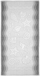 ręcznik kąpielowy FLORA OCEAN POPIELATY 380 G/M2 GRENO