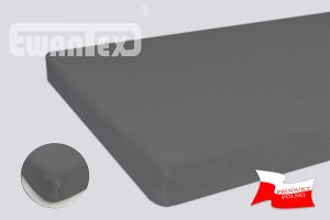 PRZEŚCIERADŁO FROTTE Z GUMKĄ 60x120 STALOWY