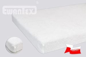 PRZEŚCIERADŁO FROTTE Z GUMKĄ 70x140 BIAŁE