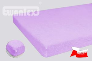 PRZEŚCIERADŁO FROTTE Z GUMKĄ 70x140 JASNY FIOLET
