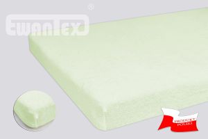 PRZEŚCIERADŁO FROTTE Z GUMKĄ 70x140 BANAN