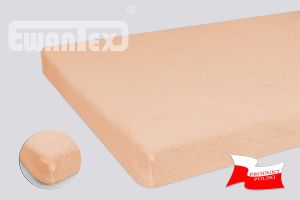 PRZEŚCIERADŁO FROTTE Z GUMKĄ 70x140 JASNY ŁOSOŚ