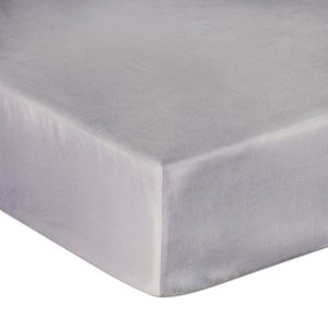 PRZEŚCIERADŁO SATYNOWE Z GUMKĄ 200x220 POPIEL