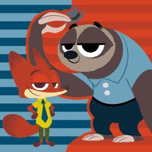 ręcznik bawełniany dla dzieci 30x30 ZOOTOPIA