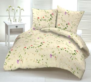 powoje kremowa pościel bawełniana PREMIUM POLSKA 