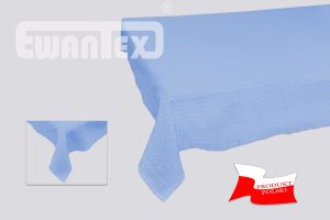 prześcieradło z kory bawełnianej 160x200 NIEBIESKIE