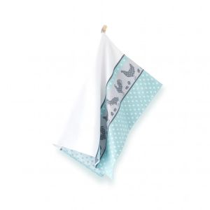 turkusowa bambusowa ściereczka kuchenna FOLK ZWOLTEX