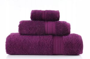 śliwkowy ekskluzywny ręcznik kąpielowy EGYPTIAN 600 G/M2 GRENO