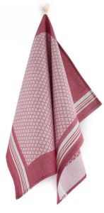 bordowa bawełniana ściereczka kuchenna MAROKO ZWOLTEX