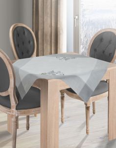 stalowy obrus EDITH z bałwankiem  85x85 EUROFIRANY
