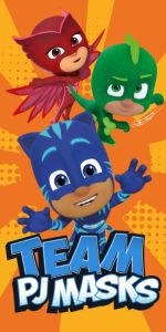 pidżamersi ręcznik bawełniany dla dzieci 70x140 PJ MASKS