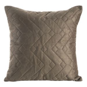 brązowa poszewka VELVET  dekoracyjna 40x40 LUIZ