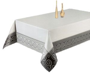 szary obrus plamoodporny 140x350 ORTEX