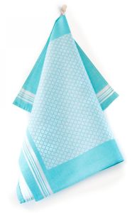 turkusowa bawełniana ściereczka kuchenna MAROKO ZWOLTEX