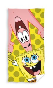 Sponge Bob ręcznik bawełniany 70x140 dla dzieci i młodzieży 