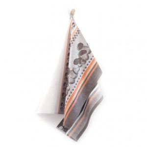 brązowa bawełniana ściereczka kuchenna BOROWIKI ZWOLTEX