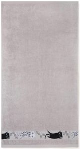 szary ręcznik bawełniany dla dzieci jaspis 30x50 KOTY