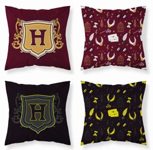 harry potter poszewka świecąca w ciemności FLUO bawełniana 40x40 HOLLAND YOUNG COLLECTION