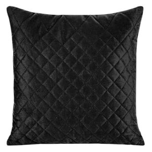 czarna poszewka velvet dekoracyjna 40x40 LUIZ 3