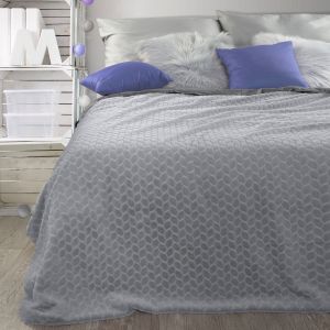 stalowy koc z mikrofibry 150x200 LUKE EUROFIRANY