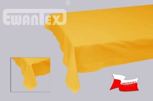 PRZEŚCIERADŁO BAWEŁNIANE BEZ GUMKI 160x200 MUSZTARDA