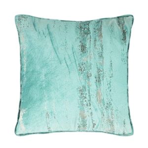 turkusowa poszewka welwetowa dekoracyjna ANDREAN 45x45 CHIC HOME