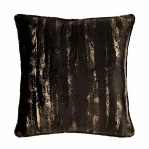 czarna poszewka welwetowa dekoracyjna ANDREAN 45x45 CHIC HOME
