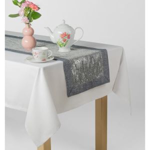 czarno-srebrny bieżnik crystal MESA 933