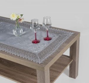 srebrny bieżnik gipiurowy MESA 033