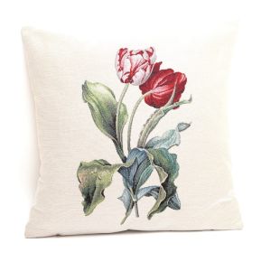 tulipany poszewka dekoracyjna gobelin 45x45 IRYS