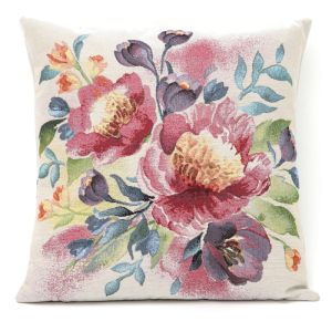 kwiaty 01 poszewka dekoracyjna gobelin 45x45 IRYS