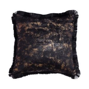 czarna poszewka welwetowa dekoracyjna OH MY CHIC 2 45x45 CHIC HOME