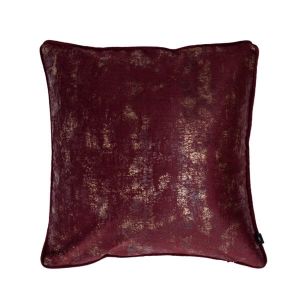bordowa poszewka welwetowa dekoracyjna OH MY CHIC 45x45 CHIC HOME