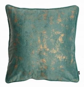 turkusowa poszewka welwetowa dekoracyjna OH MY CHIC 45x45 CHIC HOME