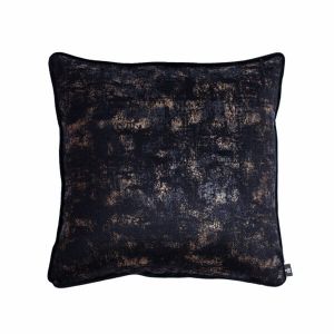 czarna poszewka welwetowa dekoracyjna OH MY CHIC 45x45 CHIC HOME