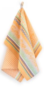 pomarańczowe kurki bawełniana ściereczka kuchenna 50x70 ZWOLTEX