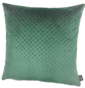 butelkowa zieleń poszewka welwetowa dekoracyjna w kropki 38/DOT 45x45 GOLD TEX