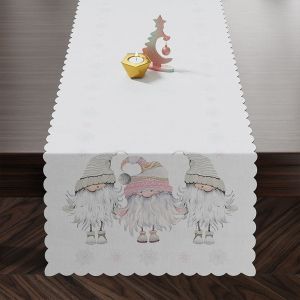 różowy gnom bieżnik 38x140 MARKIZETA