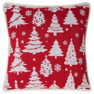 czerwona poszewka świąteczna XMAS 45x45 EUROFIRANY