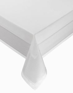 biały okrągły obrus plamoodporny PAULA MESA