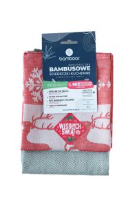 bambusowe ściereczki kuchenne merry christmas texpol