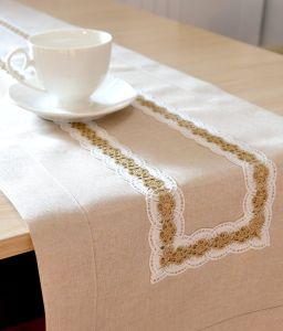 złoty obrus kwiat glamour 08 JEDEKA 