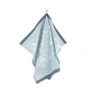 niebieska bawełniana ściereczka kuchenna provence le pre 50x70 ZWOLTEX