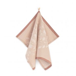 różowa bawełniana ściereczka kuchenna provence le pre 50x70 ZWOLTEX