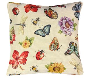 motyle poszewka dekoracyjna gobelin 40x40 JEDEKA