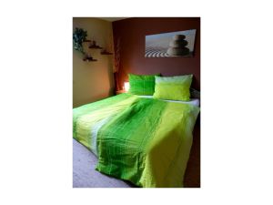 zielona pościel kora bawełniana 140x200 PREMIUM R259