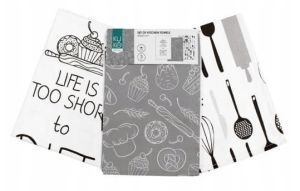 komplet ścierek kuchennych 40x60 KUKE 013 DIET